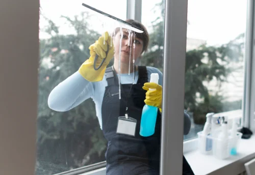 Nettoyage de vitres intérieures et extérieures à la Gacilly